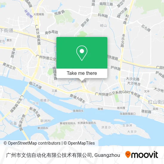 广州市文信自动化有限公技术有限公司 map