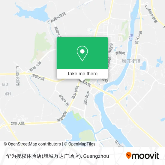 华为授权体验店(增城万达广场店) map