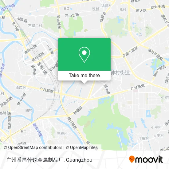 广州番禺倬锐金属制品厂 map