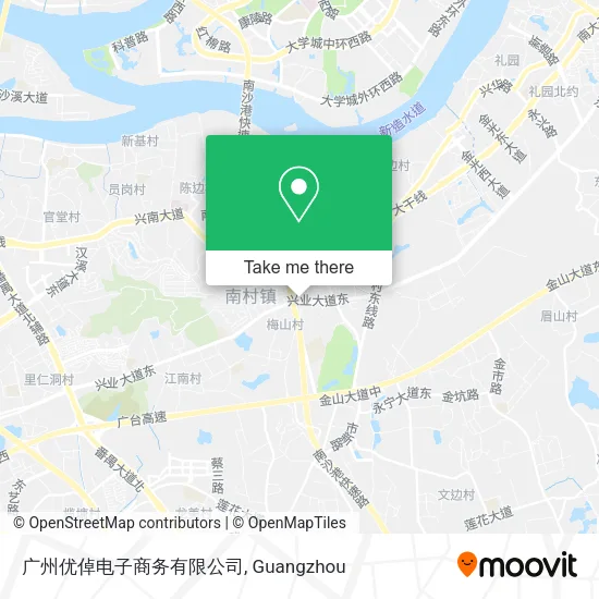 广州优倬电子商务有限公司 map