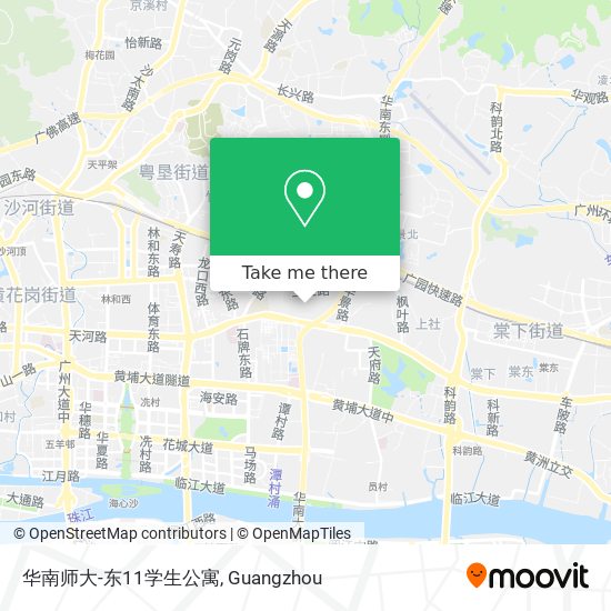 华南师大-东11学生公寓 map