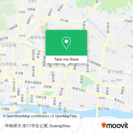 华南师大-东11学生公寓 map