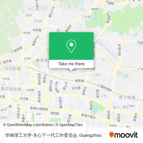 华南理工大学-关心下一代工作委员会 map