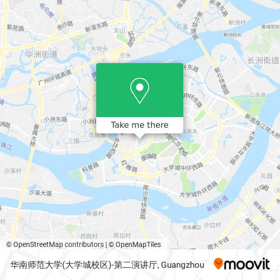 华南师范大学(大学城校区)-第二演讲厅 map
