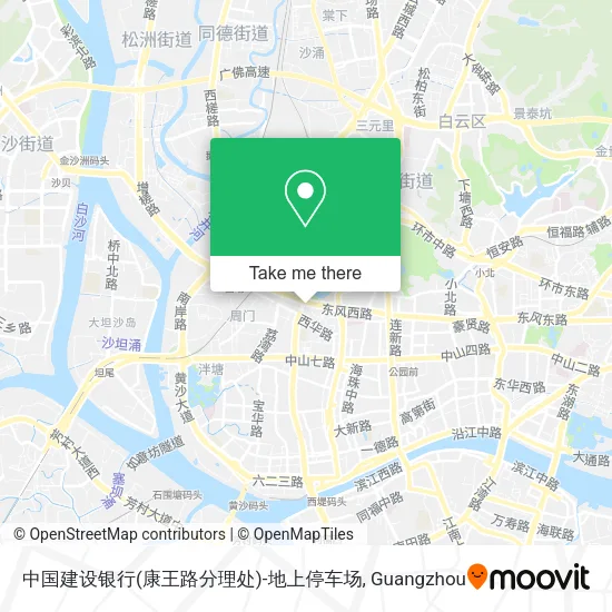 中国建设银行(康王路分理处)-地上停车场 map