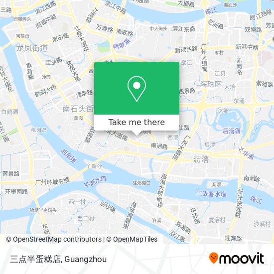 三点半蛋糕店 map