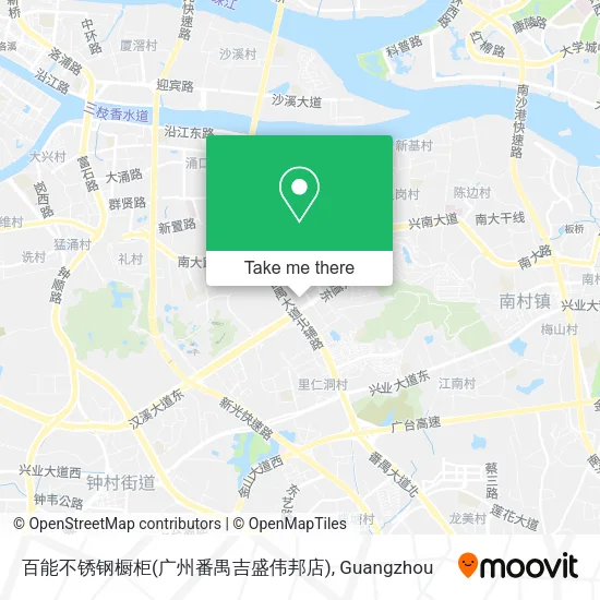 百能不锈钢橱柜(广州番禺吉盛伟邦店) map