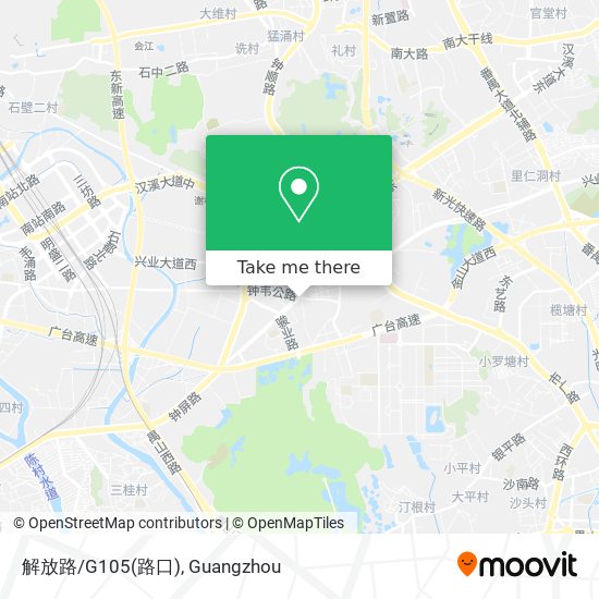 解放路/G105(路口) map