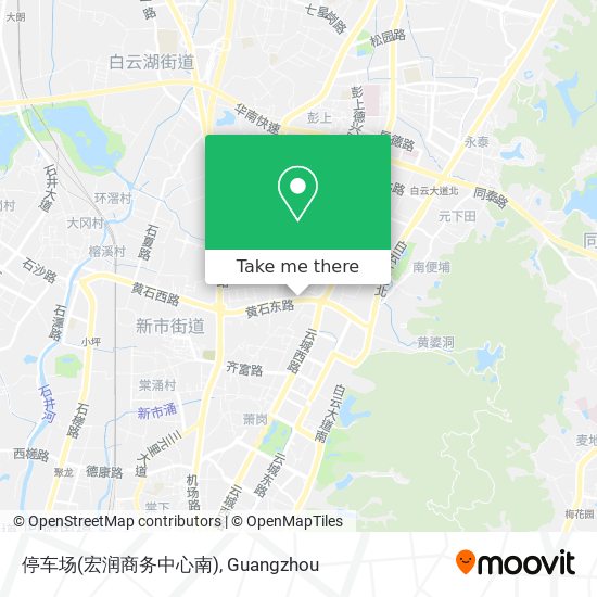停车场(宏润商务中心南) map