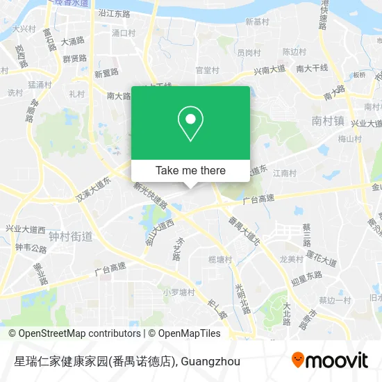 星瑞仁家健康家园(番禺诺德店) map