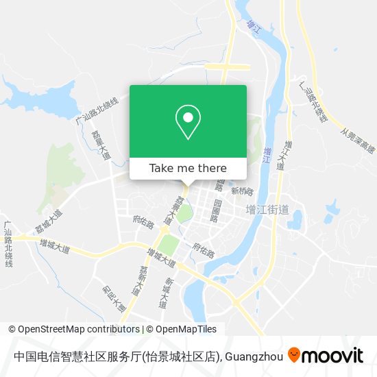 中国电信智慧社区服务厅(怡景城社区店) map