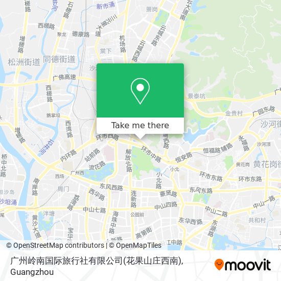 广州岭南国际旅行社有限公司(花果山庄西南) map