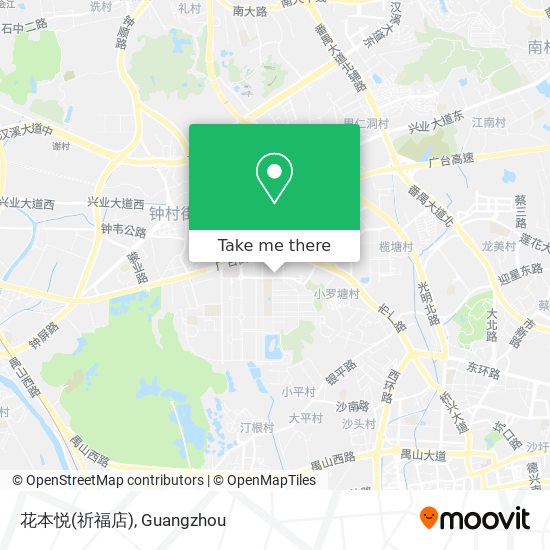 花本悦(祈福店) map