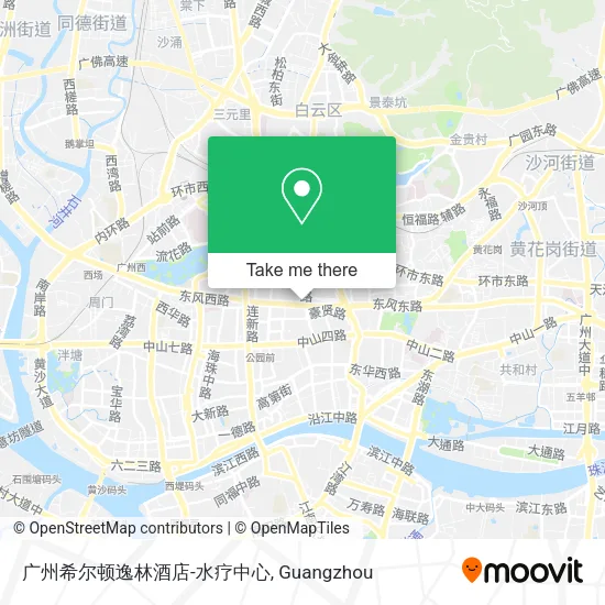 广州希尔顿逸林酒店-水疗中心 map