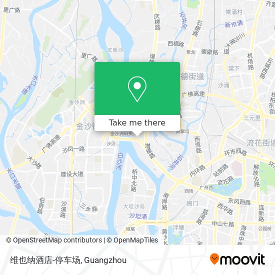 维也纳酒店-停车场 map