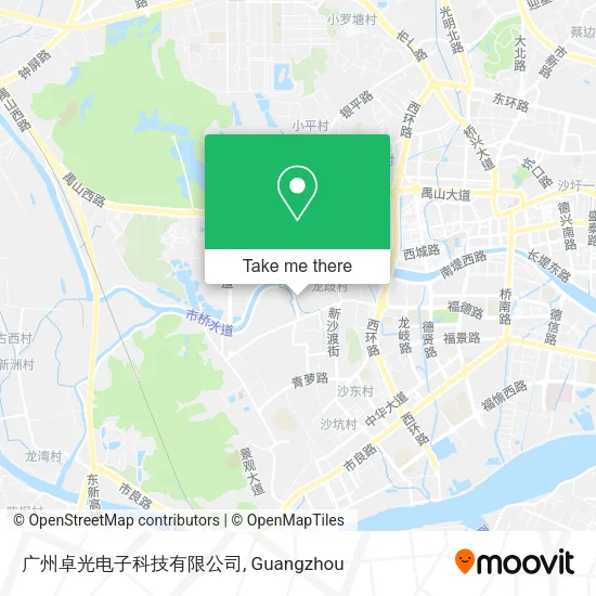 广州卓光电子科技有限公司 map