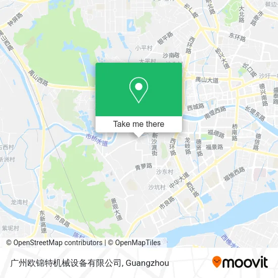 广州欧锦特机械设备有限公司 map