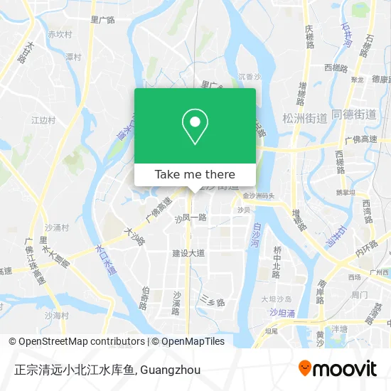 正宗清远小北江水库鱼 map