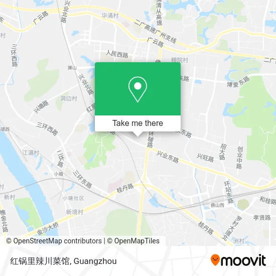 红锅里辣川菜馆 map