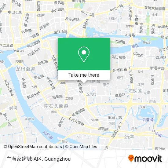 广海家纺城-A区 map