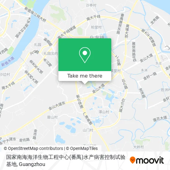 国家南海海洋生物工程中心(番禺)水产病害控制试验基地 map