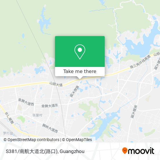 S381/南航大道北(路口) map