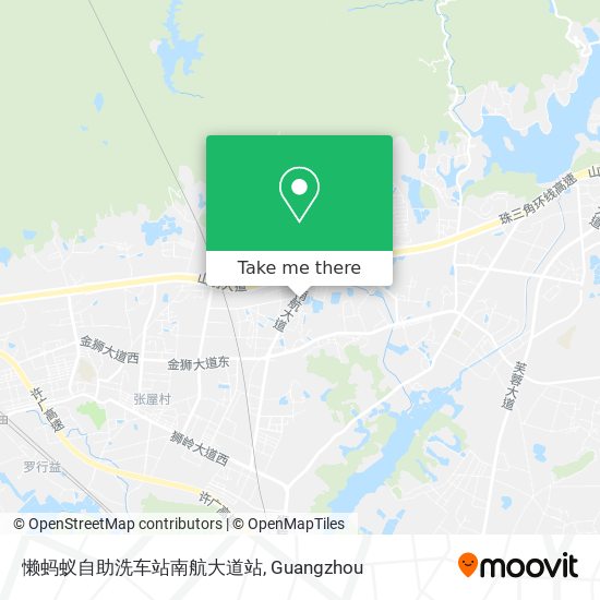 懒蚂蚁自助洗车站南航大道站 map