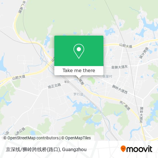 京深线/狮岭跨线桥(路口) map