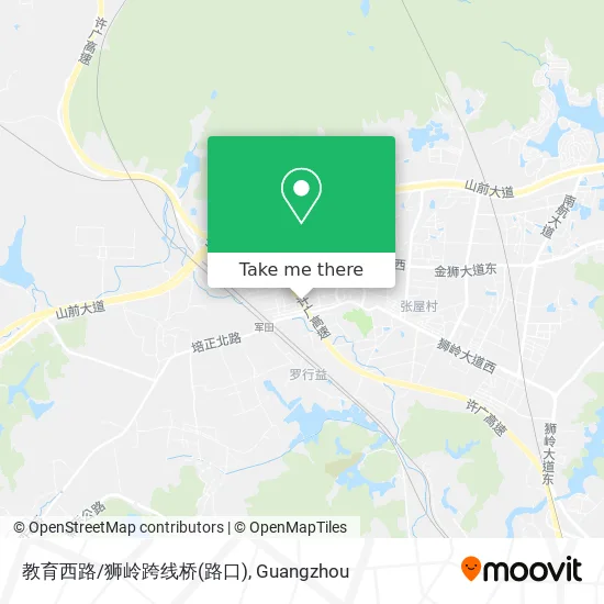 教育西路/狮岭跨线桥(路口) map