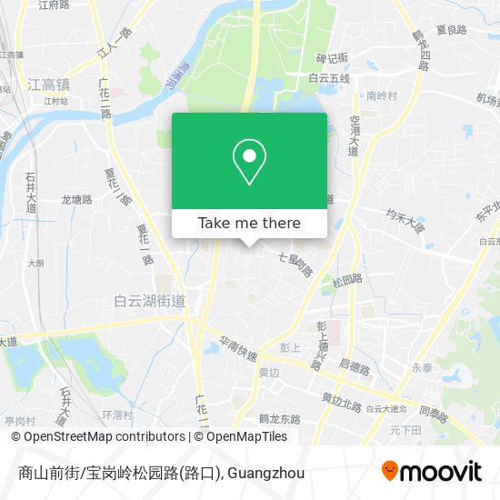 商山前街/宝岗岭松园路(路口) map