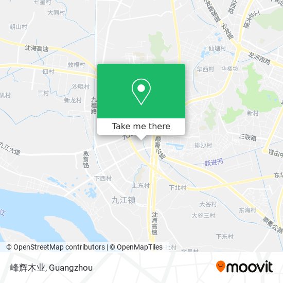 峰辉木业 map