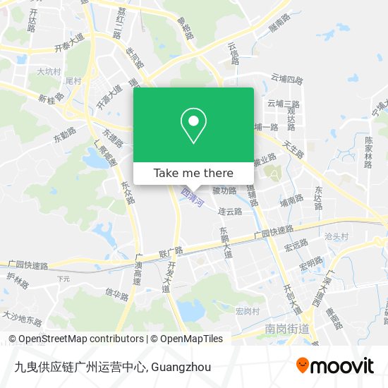 九曳供应链广州运营中心 map