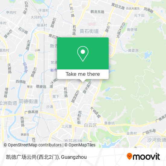 凯德广场云尚(西北2门) map