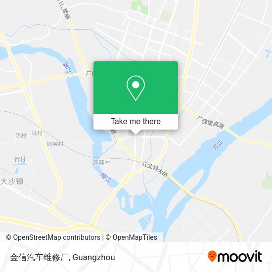 金信汽车维修厂 map