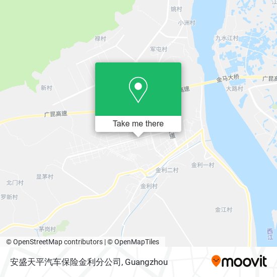 安盛天平汽车保险金利分公司 map