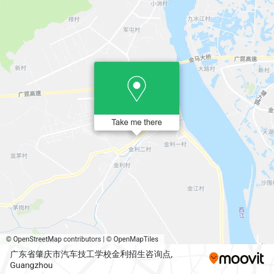 广东省肇庆市汽车技工学校金利招生咨询点 map