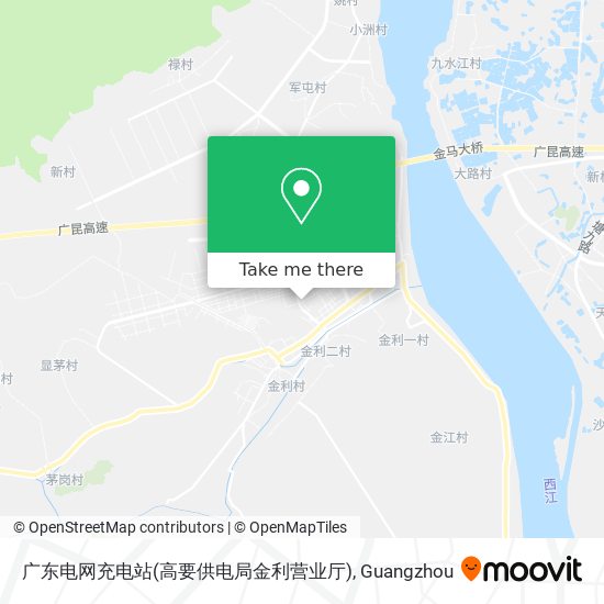 广东电网充电站(高要供电局金利营业厅) map