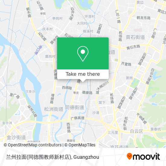 兰州拉面(同德围教师新村店) map
