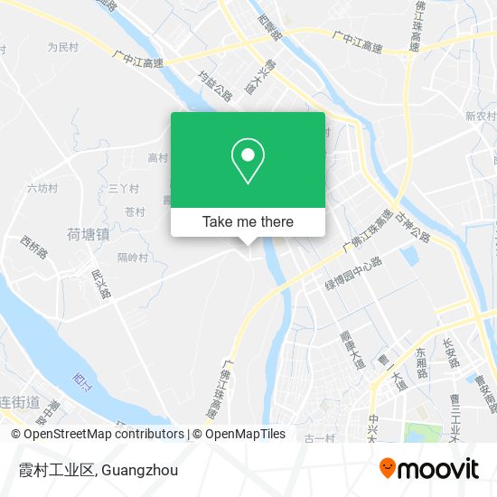霞村工业区 map