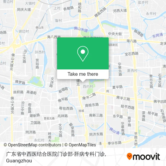 广东省中西医结合医院门诊部-肝病专科门诊 map
