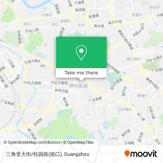 三角里大街/桂园路(路口) map