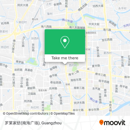 罗莱家纺(南海广场) map