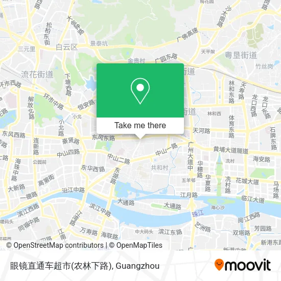 眼镜直通车超市(农林下路) map
