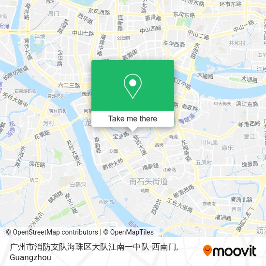 广州市消防支队海珠区大队江南一中队-西南门 map