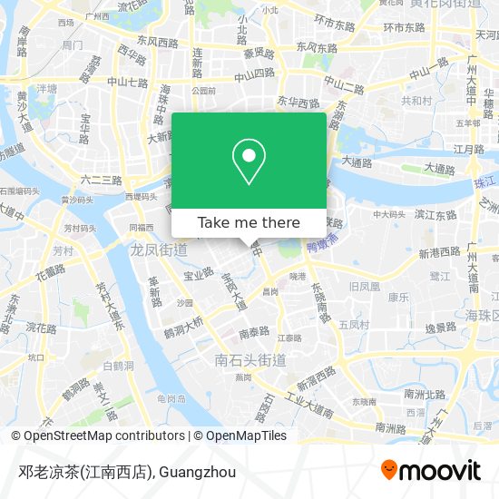 邓老凉茶(江南西店) map