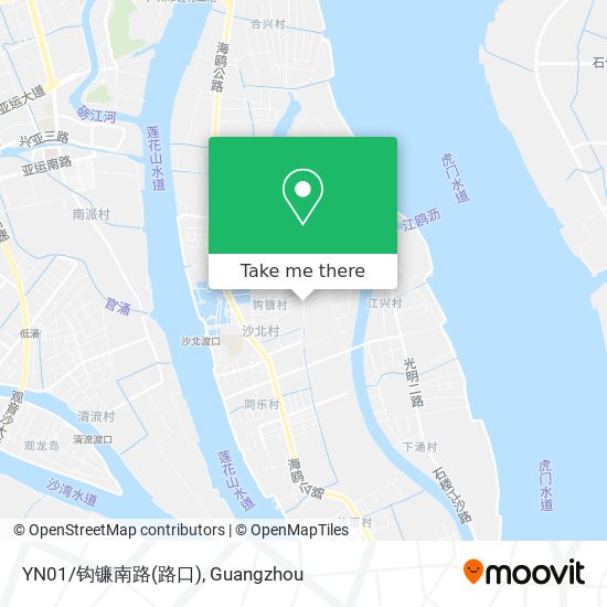YN01/钩镰南路(路口) map