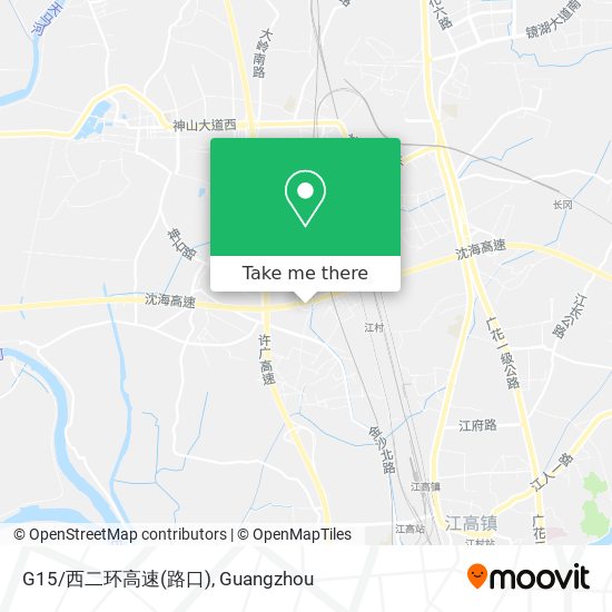 G15/西二环高速(路口) map