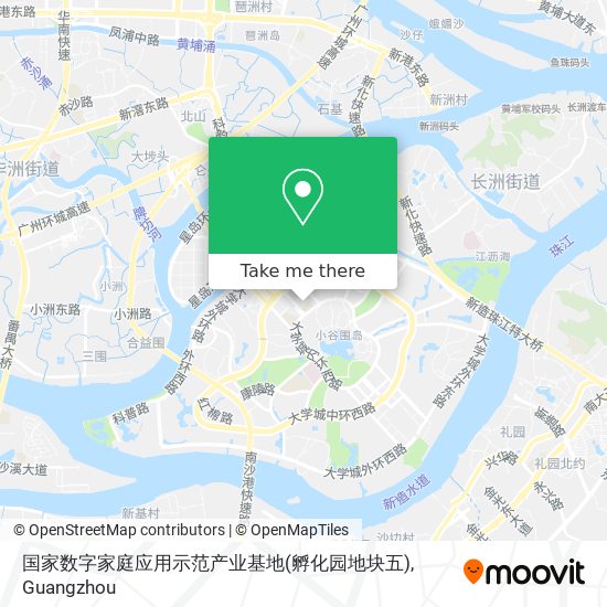 国家数字家庭应用示范产业基地(孵化园地块五) map