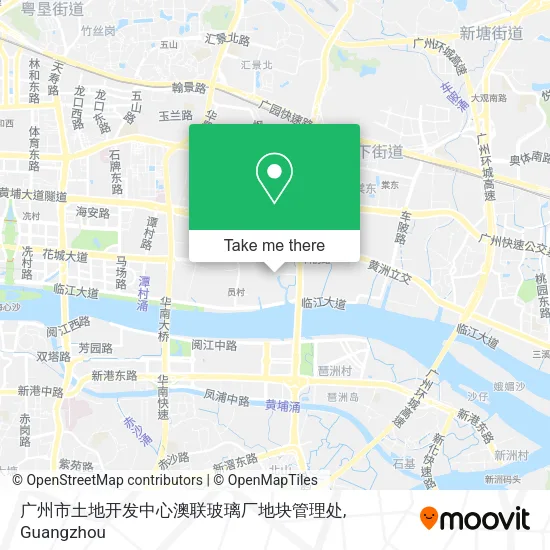 广州市土地开发中心澳联玻璃厂地块管理处 map