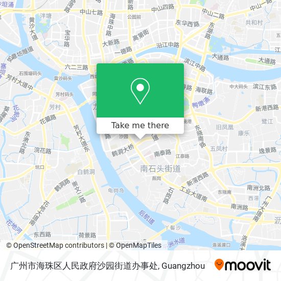 广州市海珠区人民政府沙园街道办事处 map